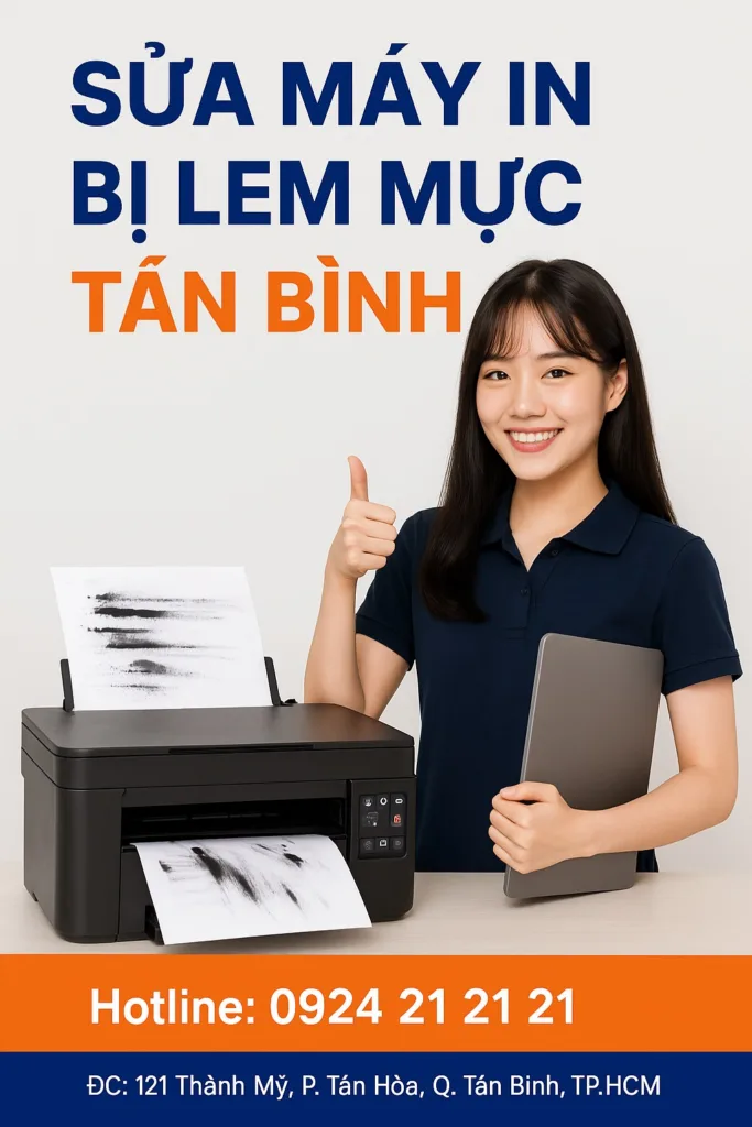 ⚡️sửa máy in bị lem mực tân bình ✅ sửa nhanh 15 phút 📌
