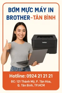 ⚡️ bơm mực máy in brother tân bình ✅liên hệ 0924. 21. 21. 21