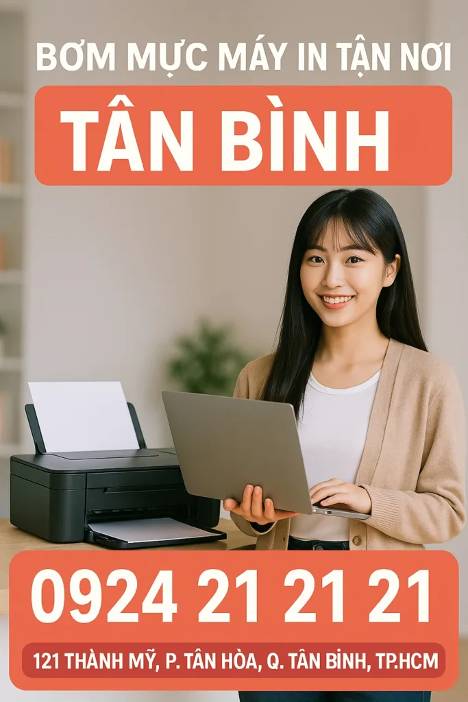 📌 địa chỉ bơm mực máy in tân bình ⚡ nhanh 15p