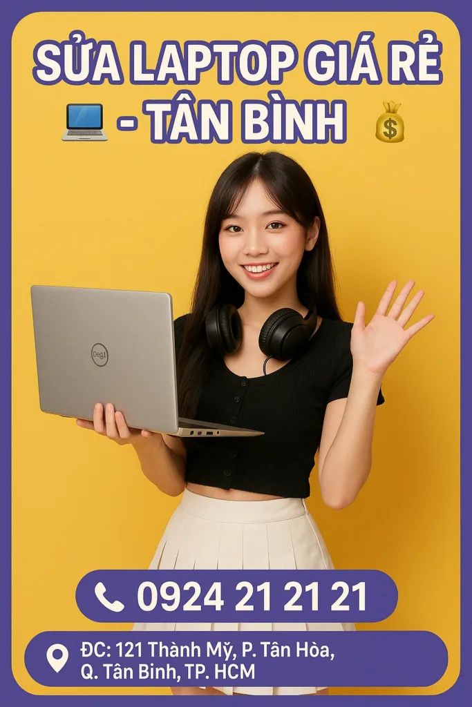 ⚡ sửa laptop giá rẻ tân bình 2025 ✅ uy tín – nhanh
