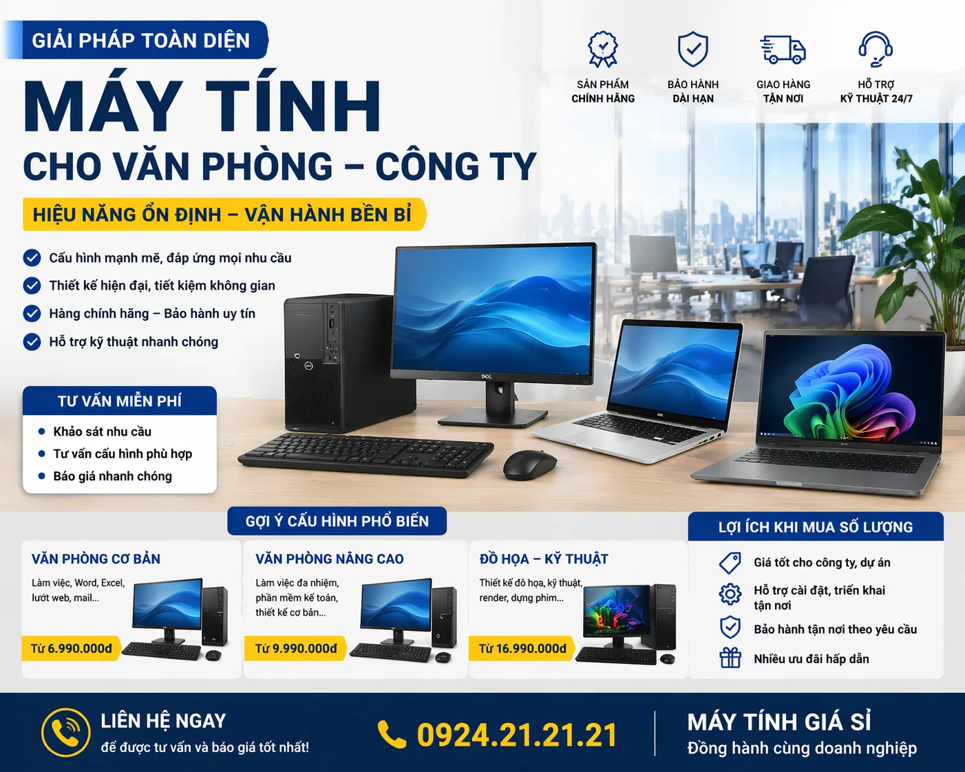 Cung cáp máy tính cho doanh nghiệp