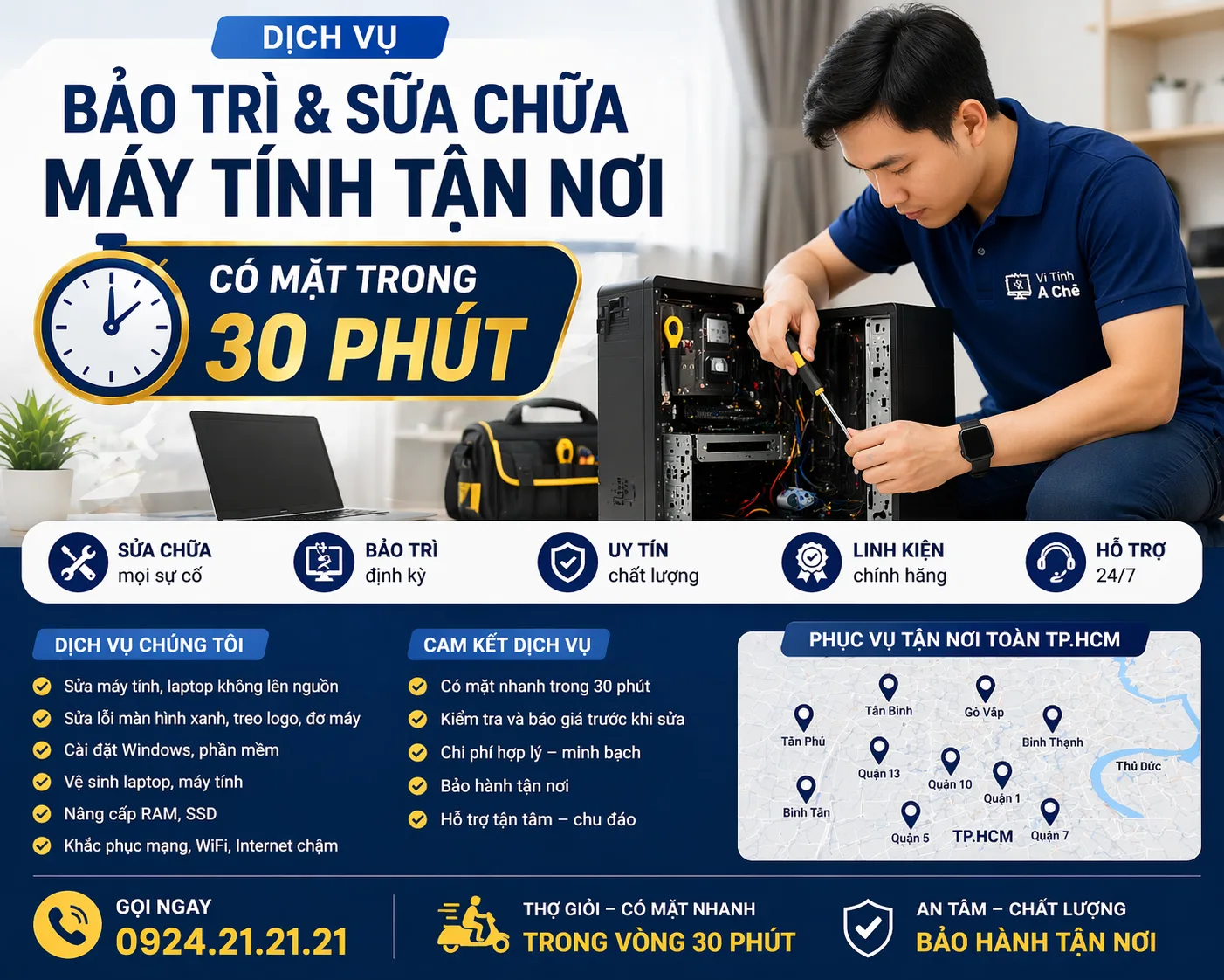 Sửa máy tính tận nơi